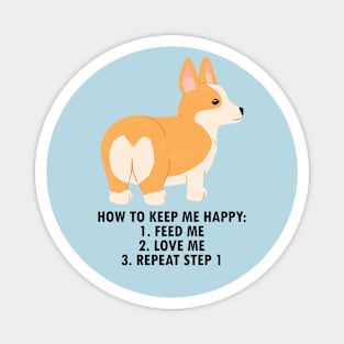 Corgi Guidebook Magnet